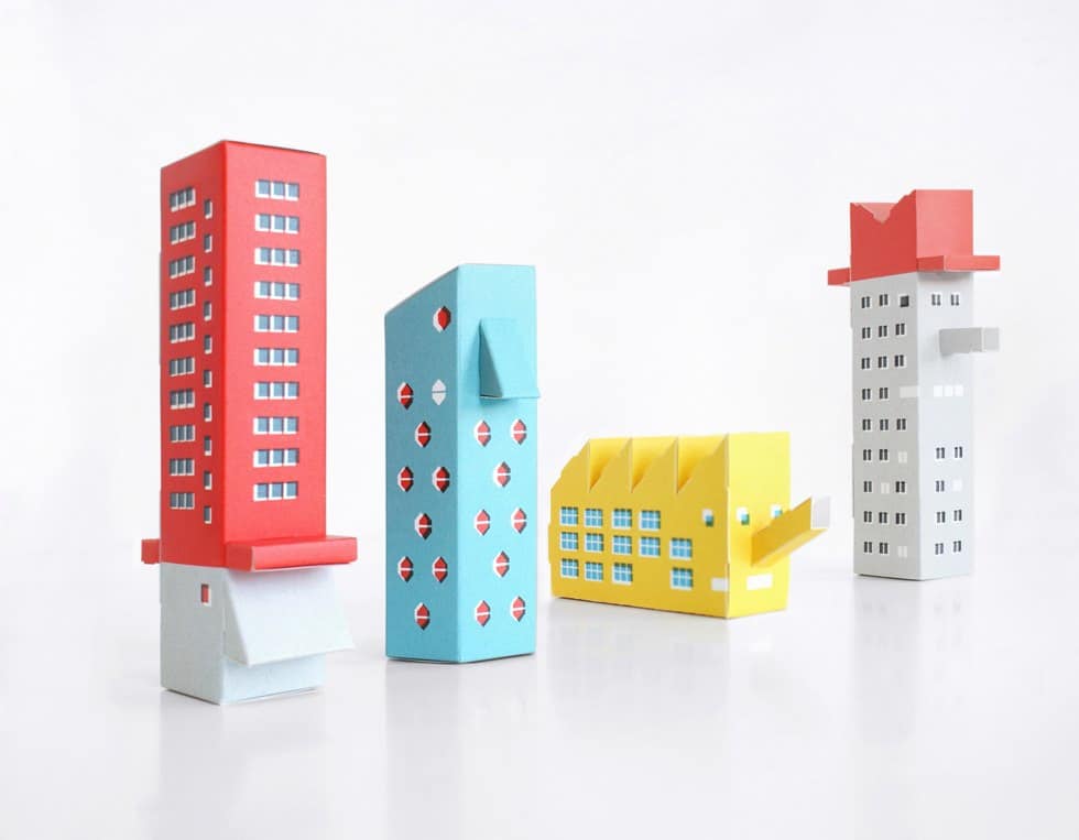 Paper House Making-Very Easy Way- Best For School Project Work - Youtube