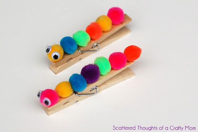 Kids Crafts: Clothes Pins Mermaids - Red Ted Art's East Kids' Crafts