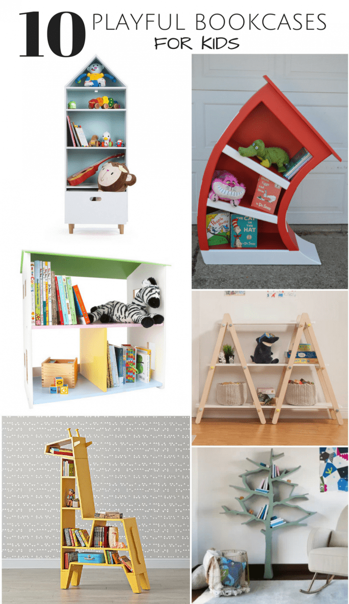 10 Playful Bookcases For Kids