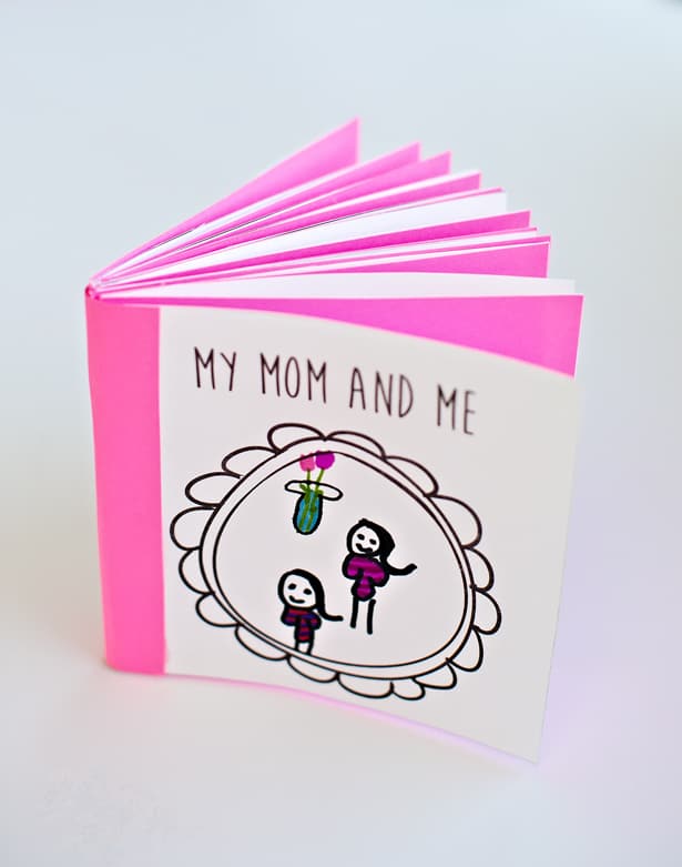 Have the kids make mom a Free Printable Mother's Day Book to show her all the ways she is special. 