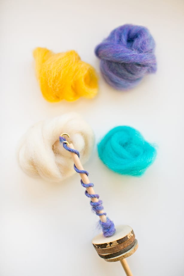 MAKE A MINI DROP SPINDLE FOR KIDS