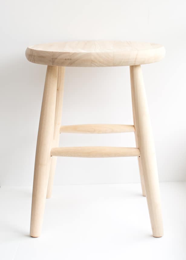 childrens wooden stool