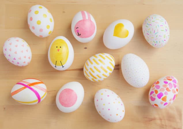 15 PRETTY WAYS TO DECORATE EASTER EGGS