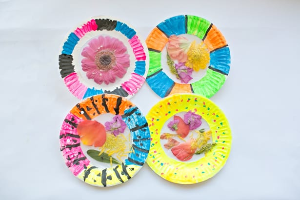 DIY Pressed Flower Suncatcher Craft