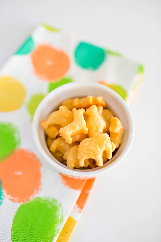 Cheese Animal Crackers | Kids Birthday Party Food Ideas They Won't Snub | simple party food ideas buffet