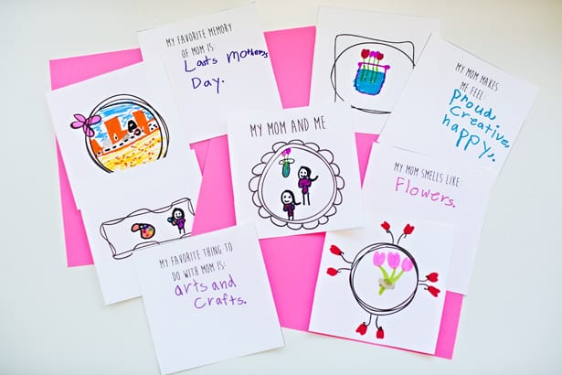 Have the kids make mom a Free Printable Mother's Day Book to show her all the ways she is special. 