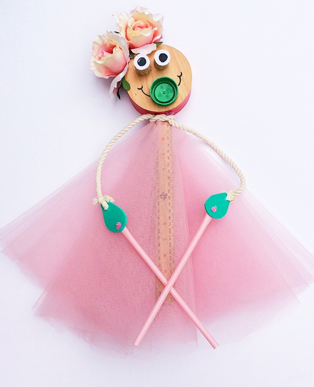 MAKE A DANCING RECYCLED PUPPET DOLL