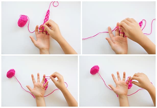 How-to Finger Knit