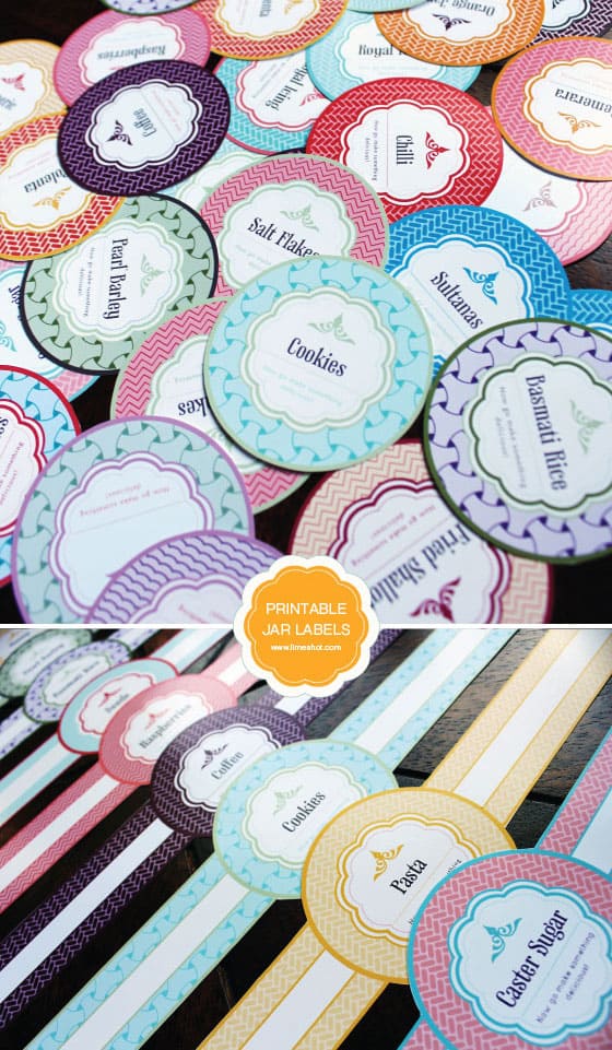 Printable labels best sale for jars