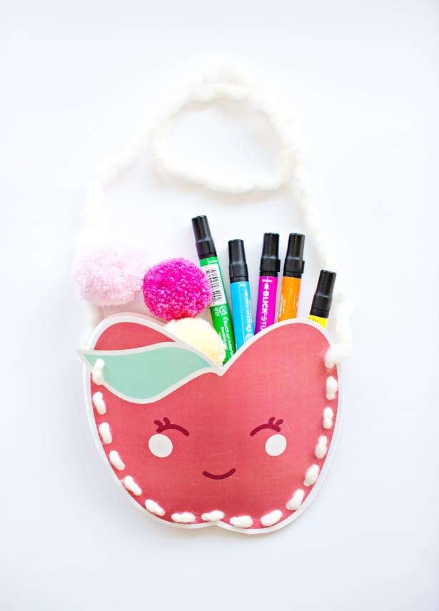 Make and stuff these with cute Kawaii DIY apple purses with fall treats or hand them out to the kids for a fun party or playdate activity.