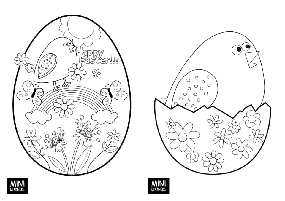 free printable easter coloring pages