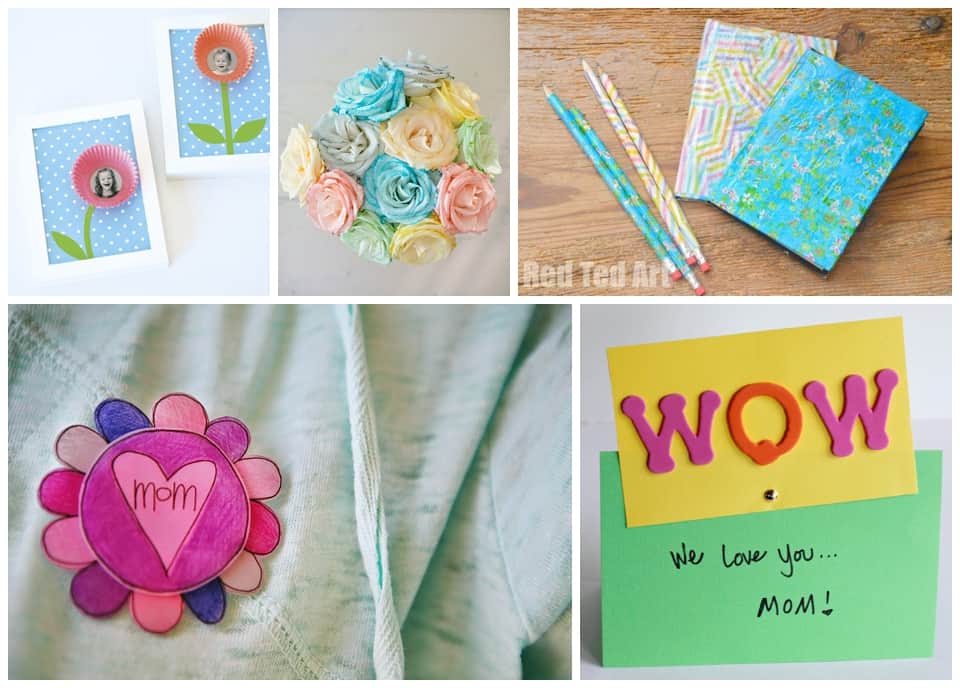 50 PLUS KID-MADE MOTHER'S DAY GIFTS YOU'LL LOVE TO RECEIVE. Easy and cute handmade Mother's Day gifts from the kids. 
