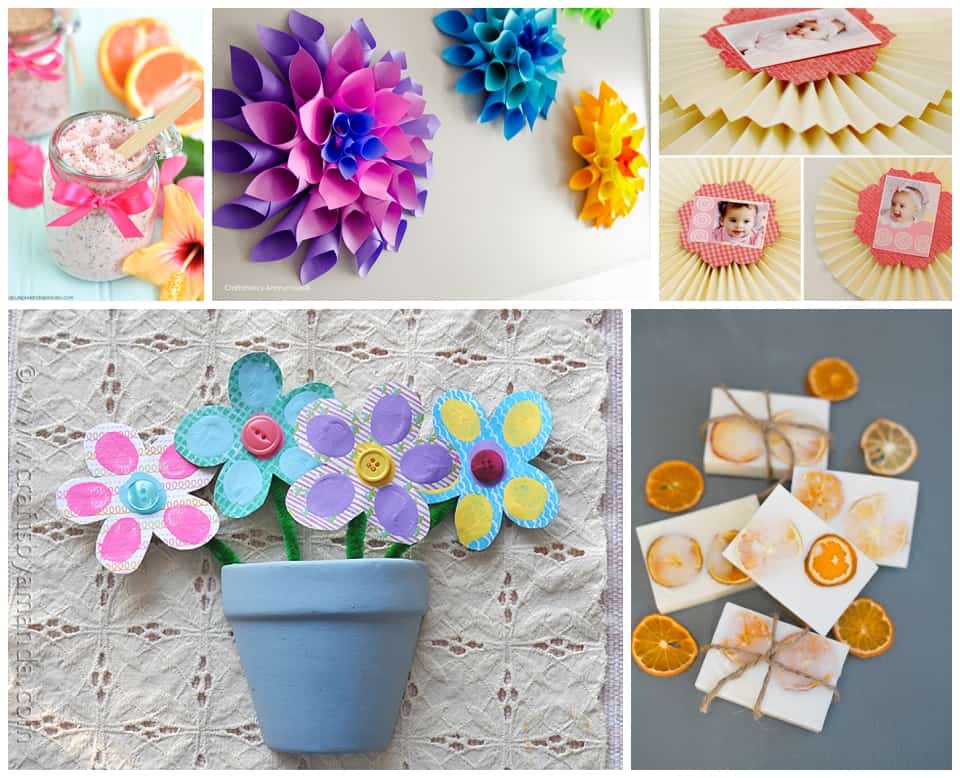50 PLUS KID-MADE MOTHER'S DAY GIFTS YOU'LL LOVE TO RECEIVE. Easy and cute handmade Mother's Day gifts from the kids. 