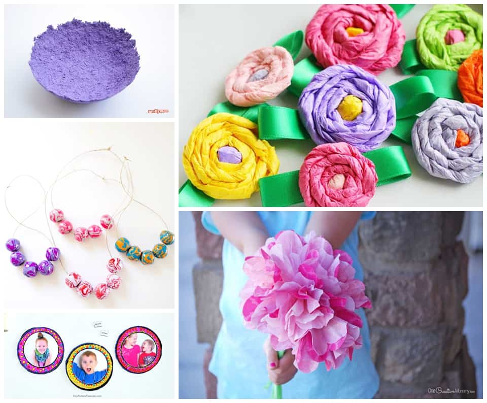 50 PLUS KID-MADE MOTHER'S DAY GIFTS YOU'LL LOVE TO RECEIVE. Easy and cute handmade Mother's Day gifts from the kids. 