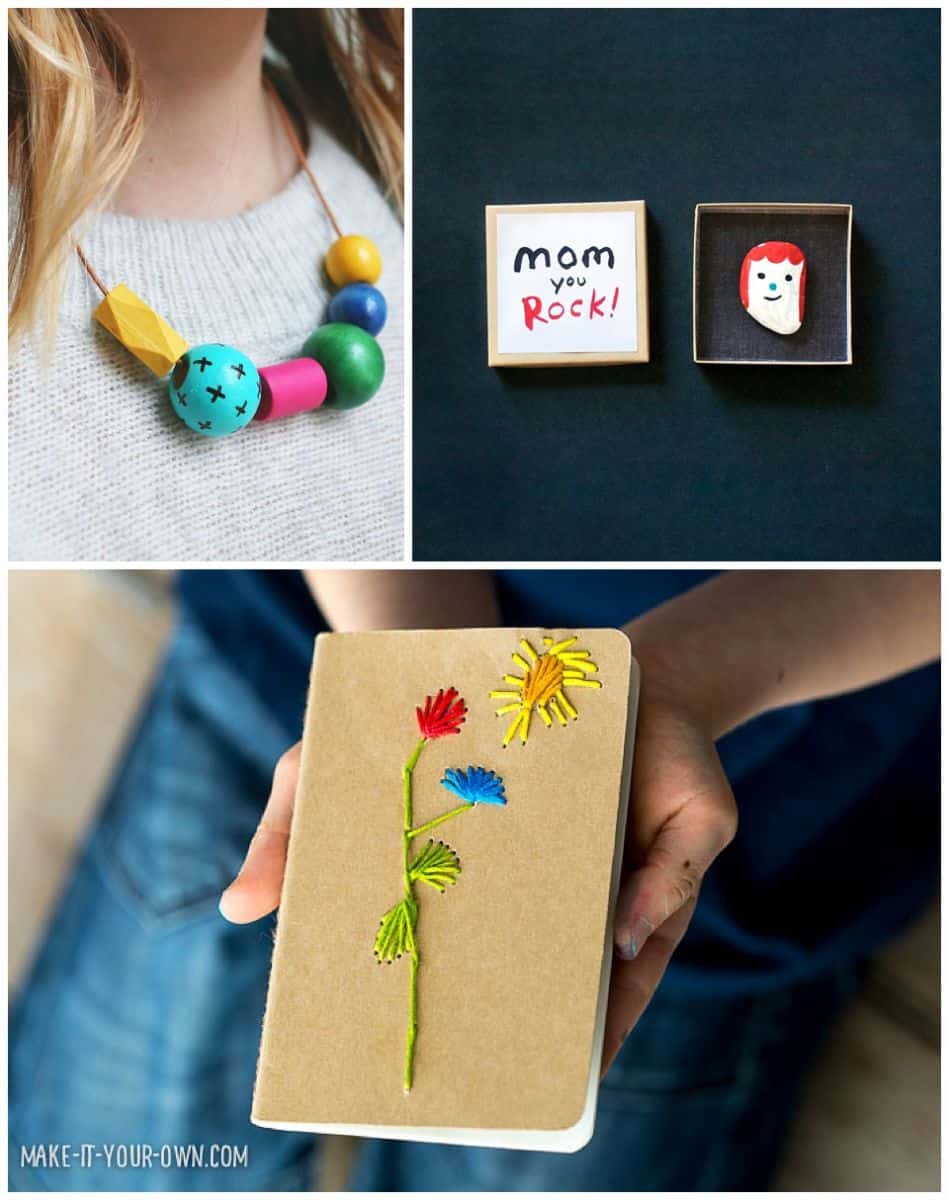 50 PLUS KID-MADE MOTHER'S DAY GIFTS YOU'LL LOVE TO RECEIVE. Easy and cute handmade Mother's Day gifts from the kids. 