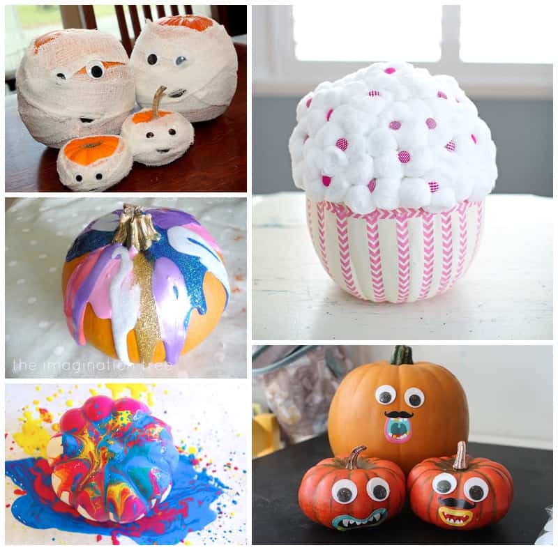 No Carve Pumpkin Decorating For Kids
