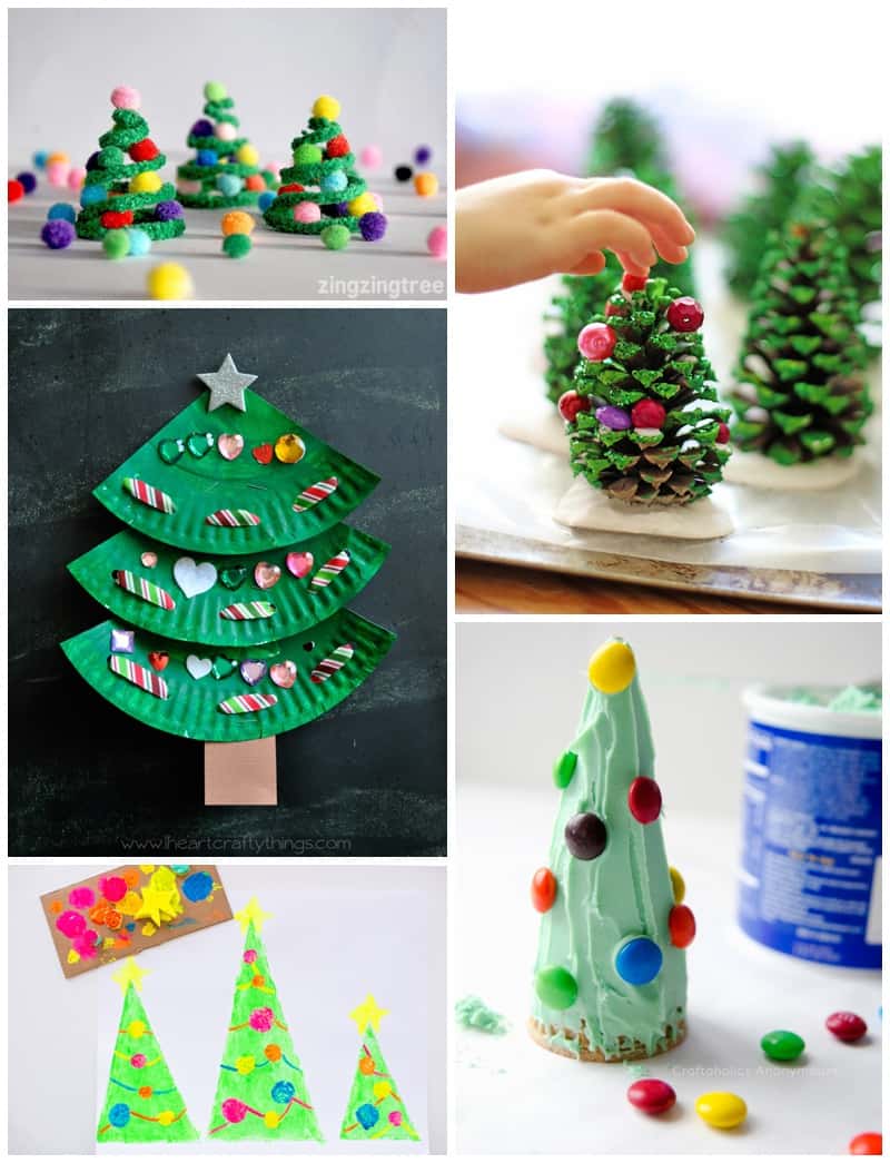 christmas tree arts and crafts for preschoolers