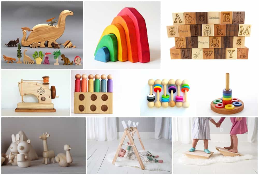 10 GORGEOUS WOODEN HANDMADE TOYS FOR TODDLERS