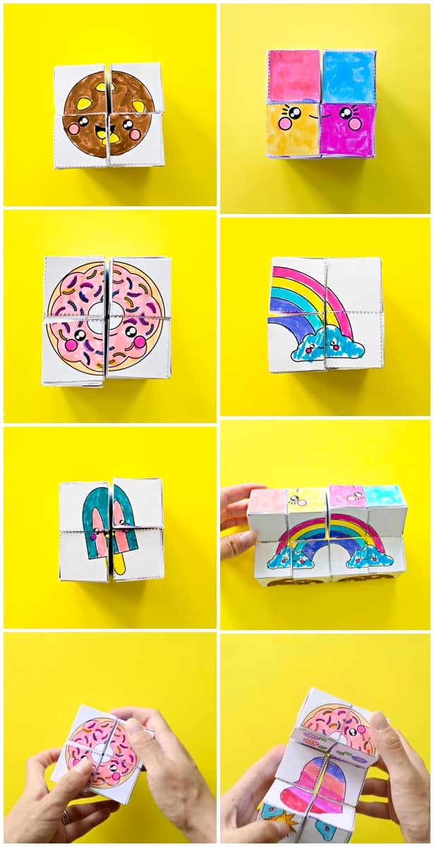 HOW TO MAKE A MAGIC PAPER ART CUBE