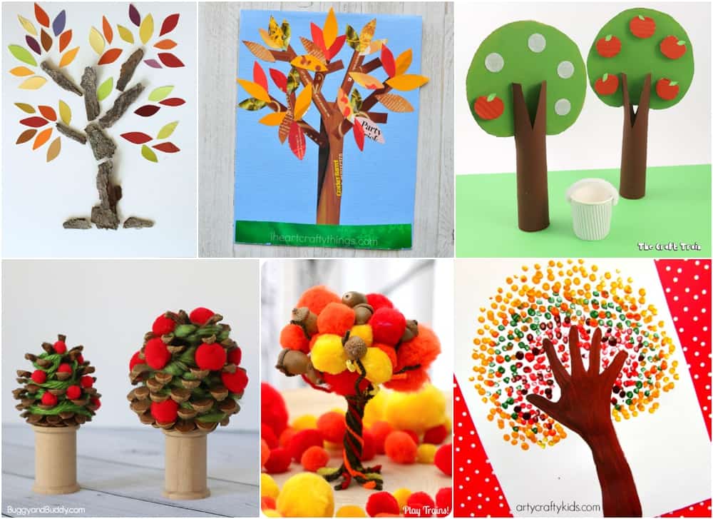 12 Autumn Tree Art Ideas for Kids - Arty Crafty Kids