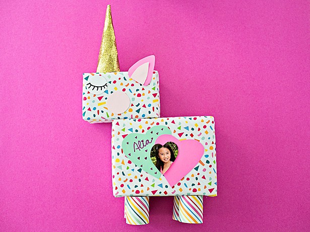 Unicorn Valentine Card Box