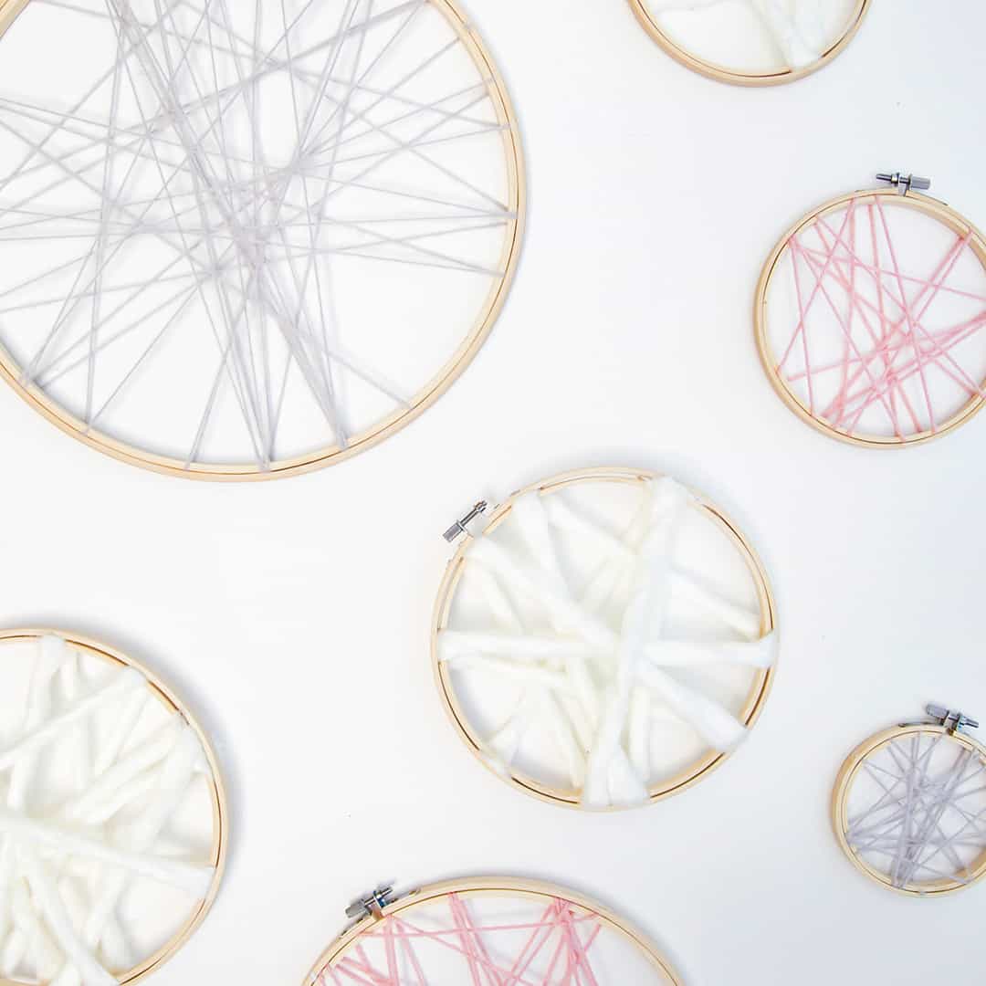 EASY DIY EMBROIDERY HOOP WALL ART