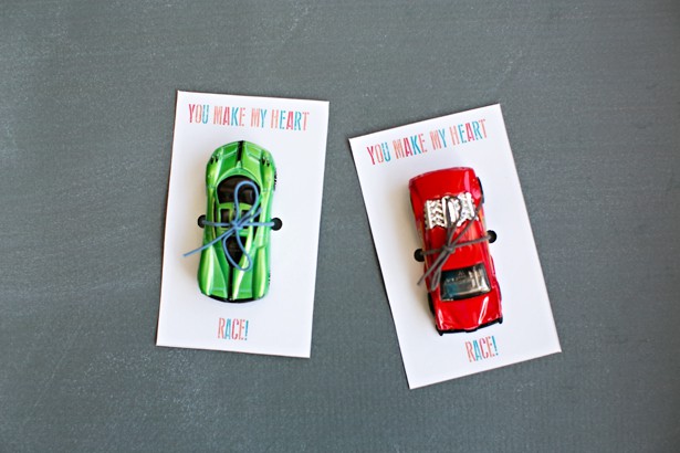 Race Car Valentine Cards 