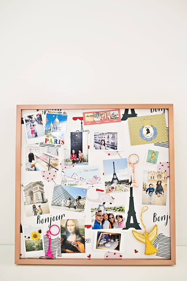 HOW TO CREATE A PERSONALIZED FRAMED PINBOARD GIFT