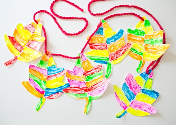 Hot Glue Gun Resist Art - Crafty Kids at Home