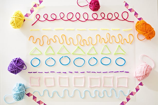 Make Yarn Doodles Easy Art Project For Kids Make Yarn Doodles Easy Art Project For Kids