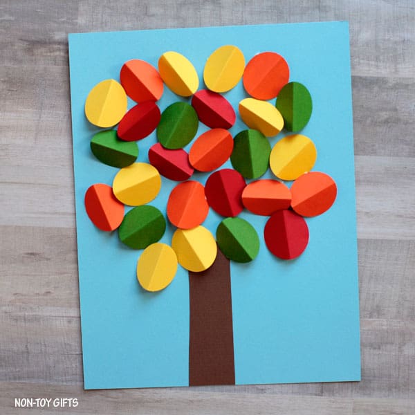 10 BEAUTIFUL FALL TREE ART PROJECTS FOR KIDS