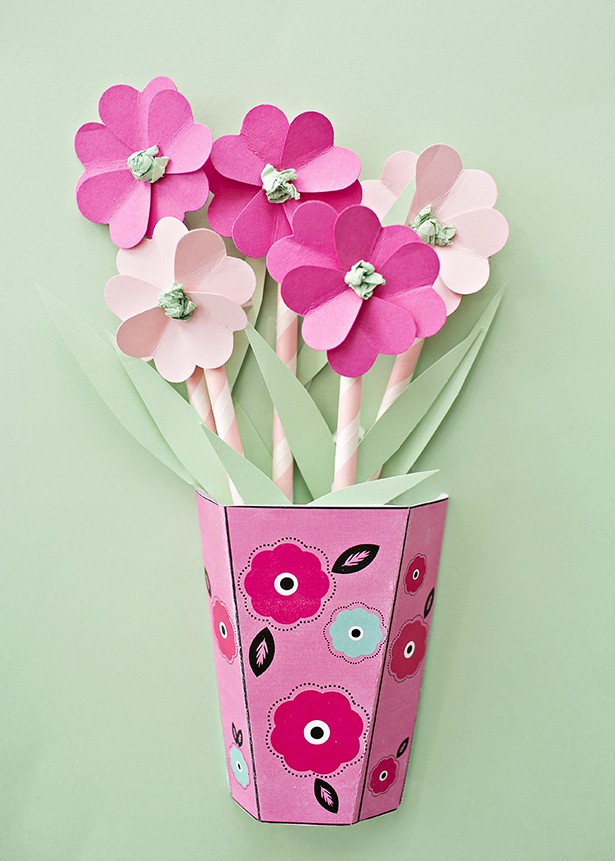 how to make 3d paper flower bouquets with video