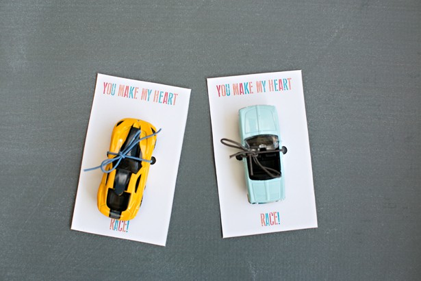 Race Car Valentine Cards 