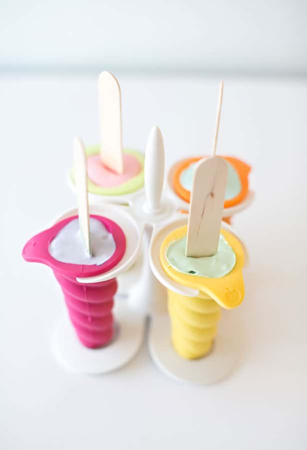 DIY Sidewalk Chalk Popsicles in molds