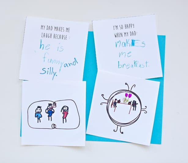 Create an adorable keepsake with our free printable Father's Day book for dad!