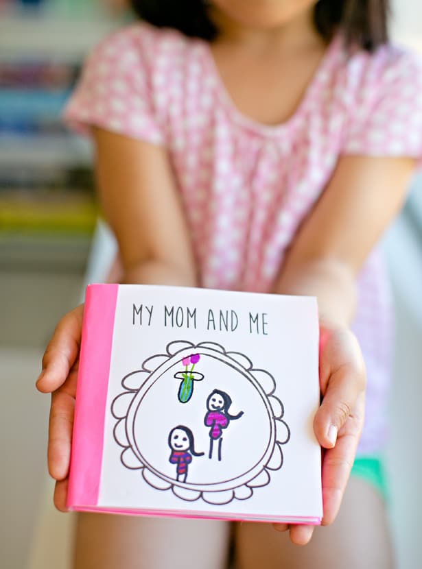 Have the kids make mom a Free Printable Mother's Day Book to show her all the ways she is special. 