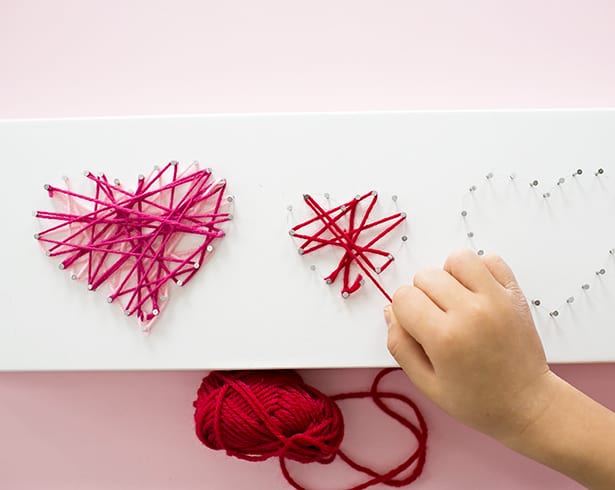 String Art: Valentine's Day String Heart Craft Tutorial - Craft Klatch