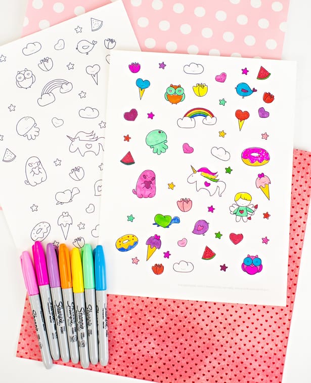 printable valentines wrapping paper