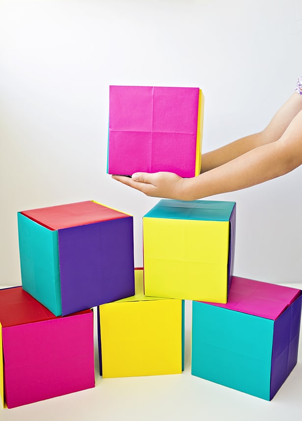 How To Make Giant Paper Boxes And Blocks