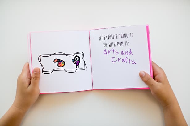 Have the kids make mom a Free Printable Mother's Day Book to show her all the ways she is special. 