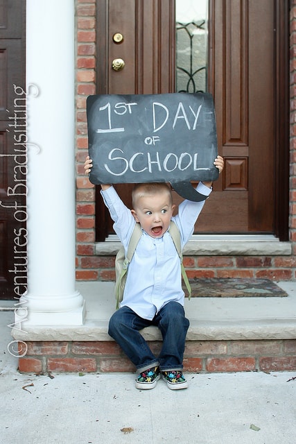 10 A First Day Of School Portraits