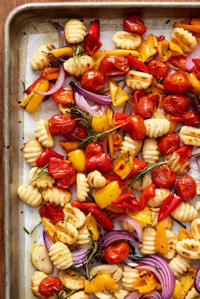 Sheet Pan Gnocchi and Veggies