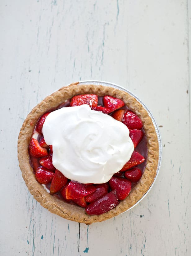 Double strawberry pie!