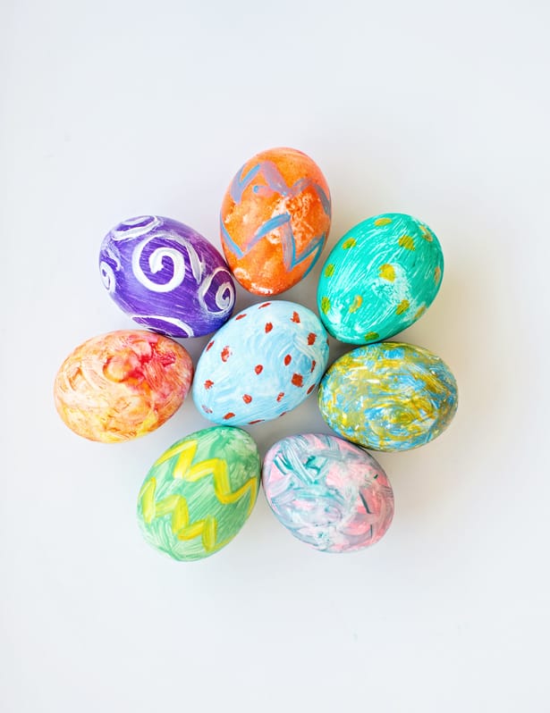 KID-MADE WATERCOLOR EASTER EGGS