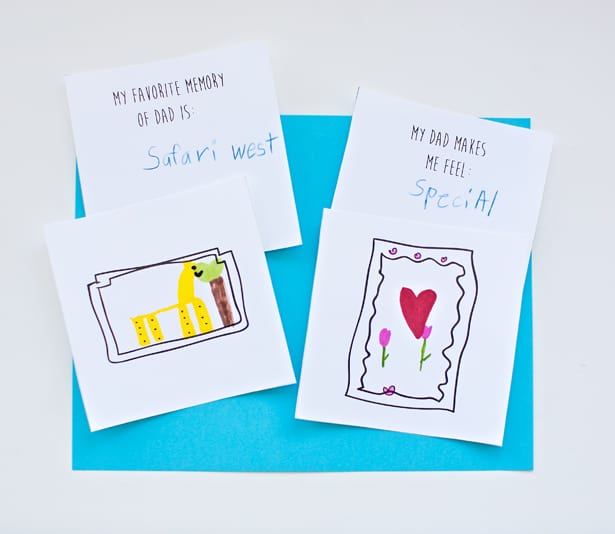 Create an adorable keepsake with our free printable Father's Day book for dad!