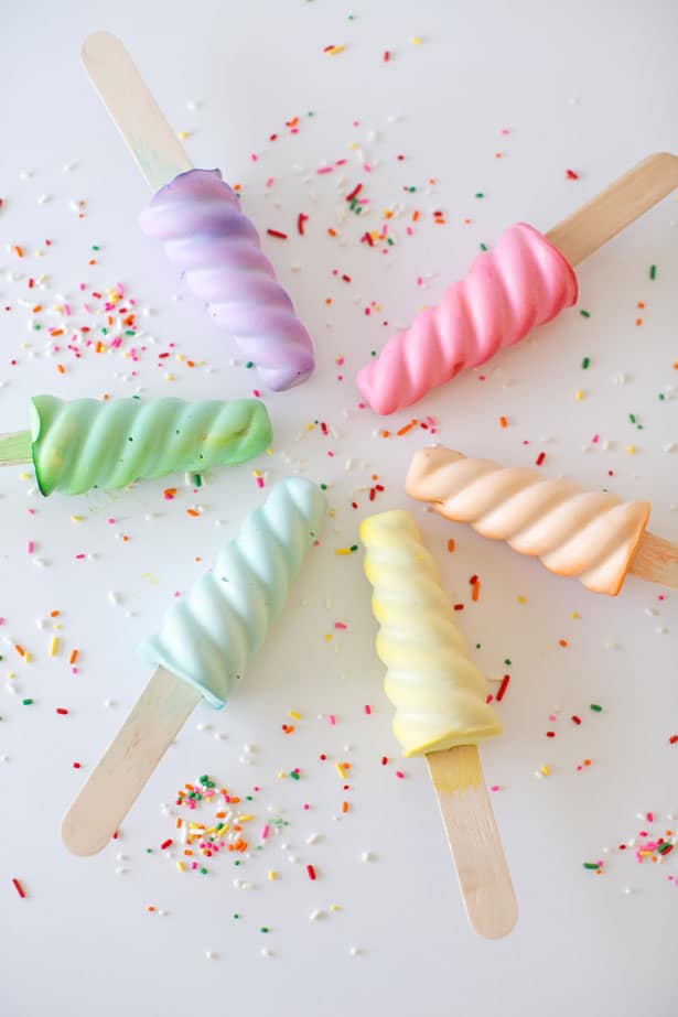 DIY Sidewalk Chalk Popsicles