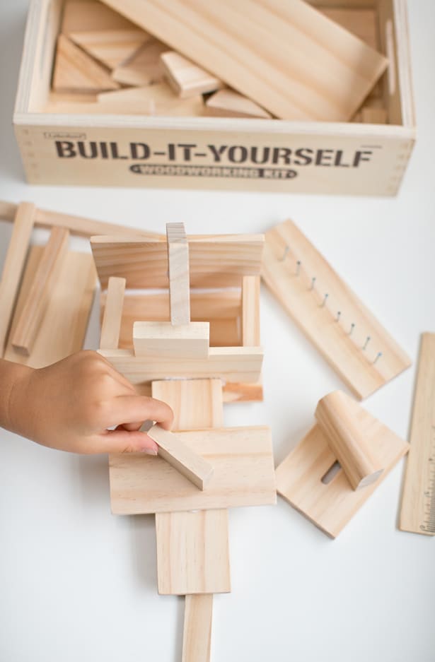 WOODWORKING KIT FOR KIDS FROM LAKESHORE LEARNING