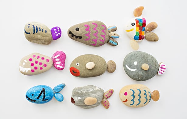 Cute Rock Fish Craft