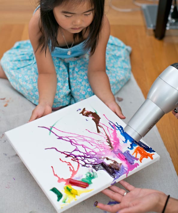 Fun Watercolor Resist Art Idea Using Crayons