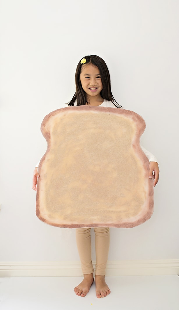 EASY TOAST BREAD COSTUME FOR KIDS